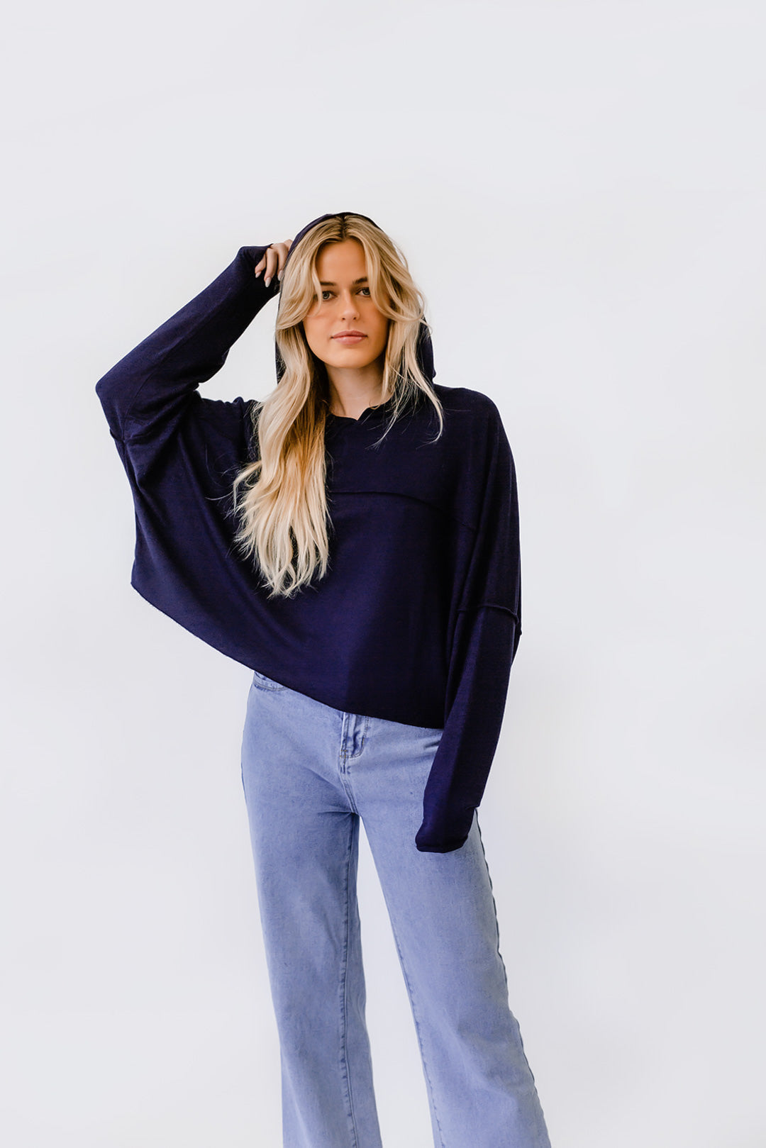 People of Leisure Recycled Hoodie | Navy