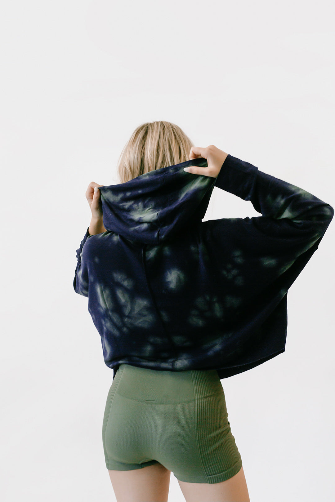 People of Leisure Recycled Hoodie | Marbled Navy