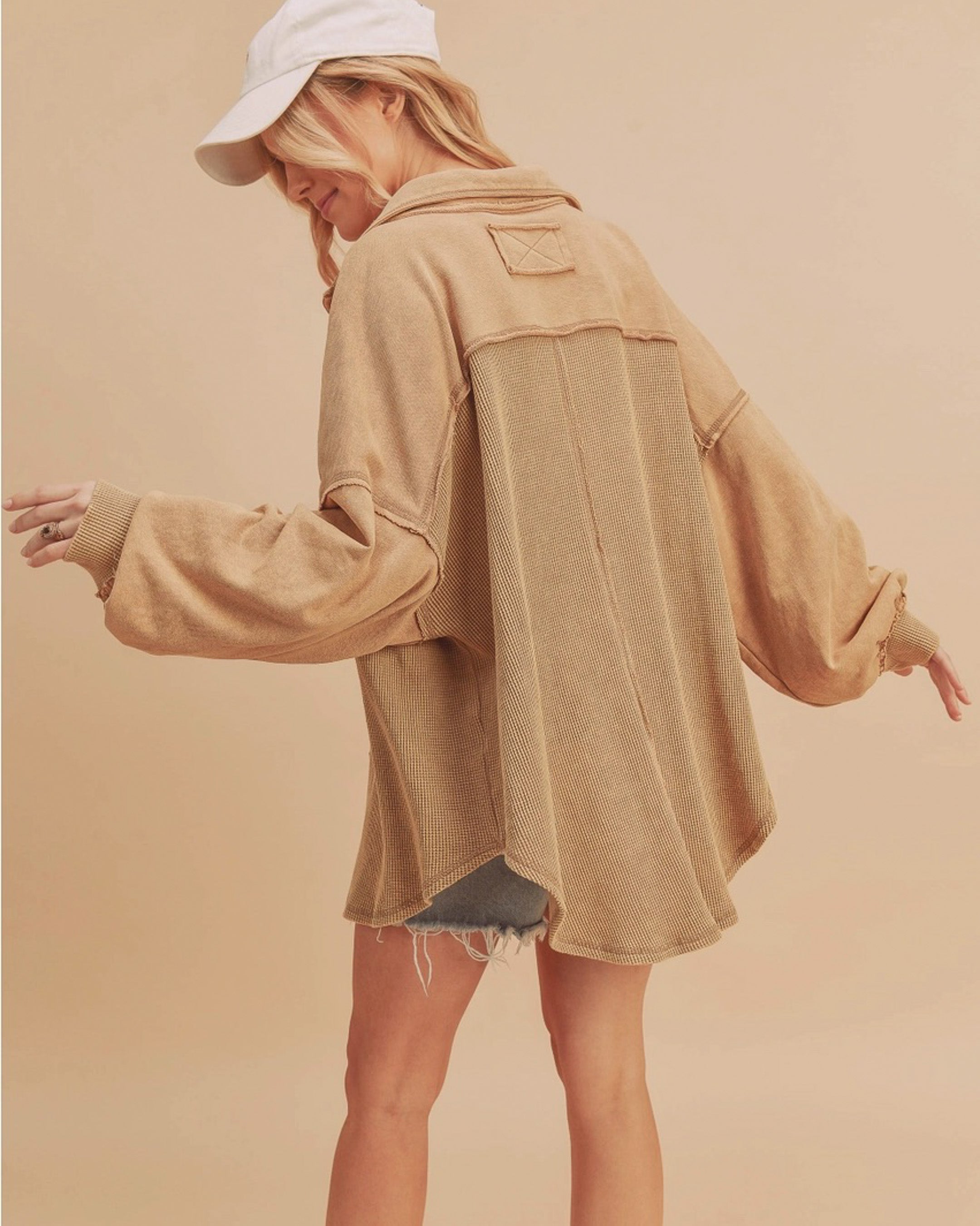 Laid Back Button Up Shacket