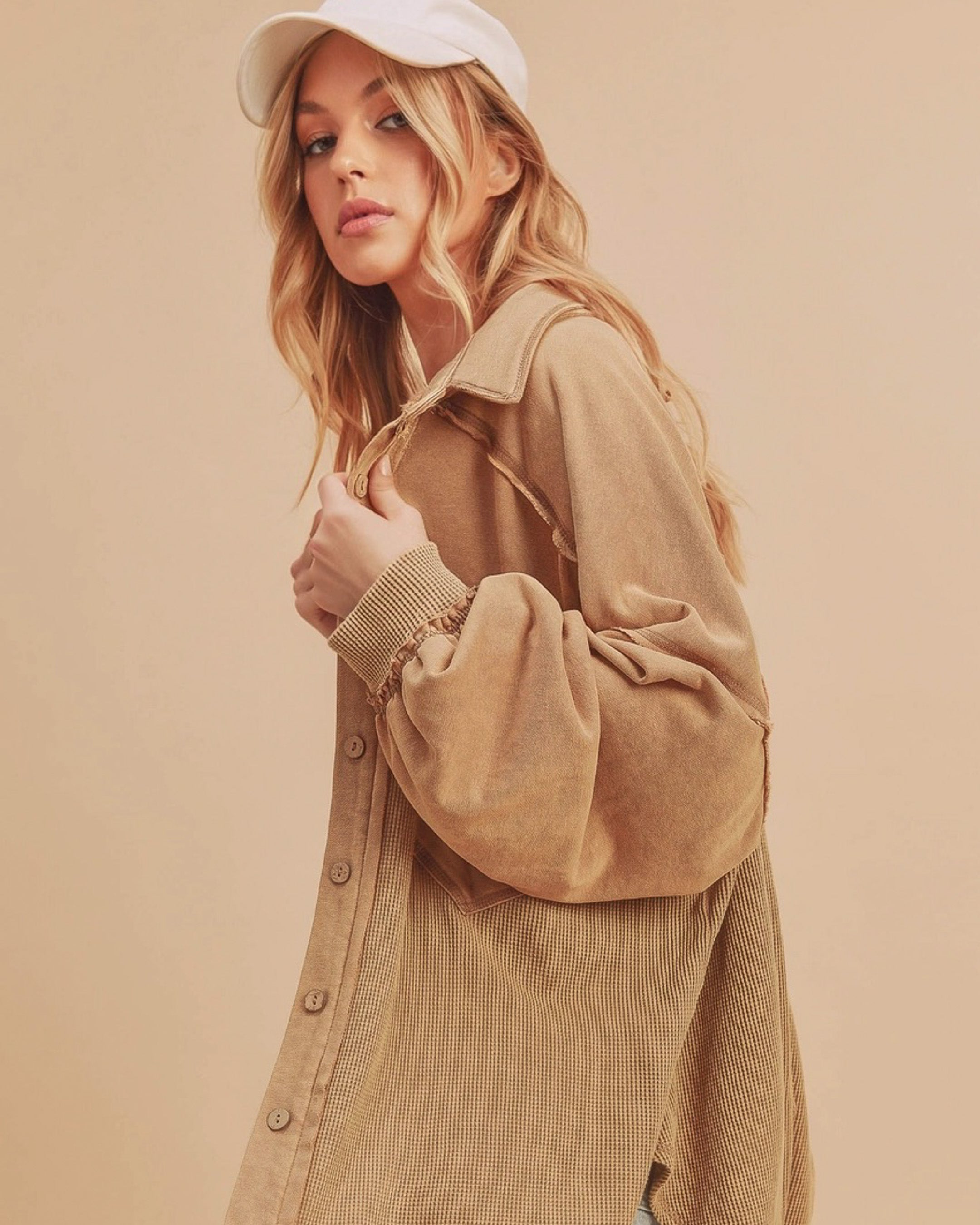 Laid Back Button Up Shacket