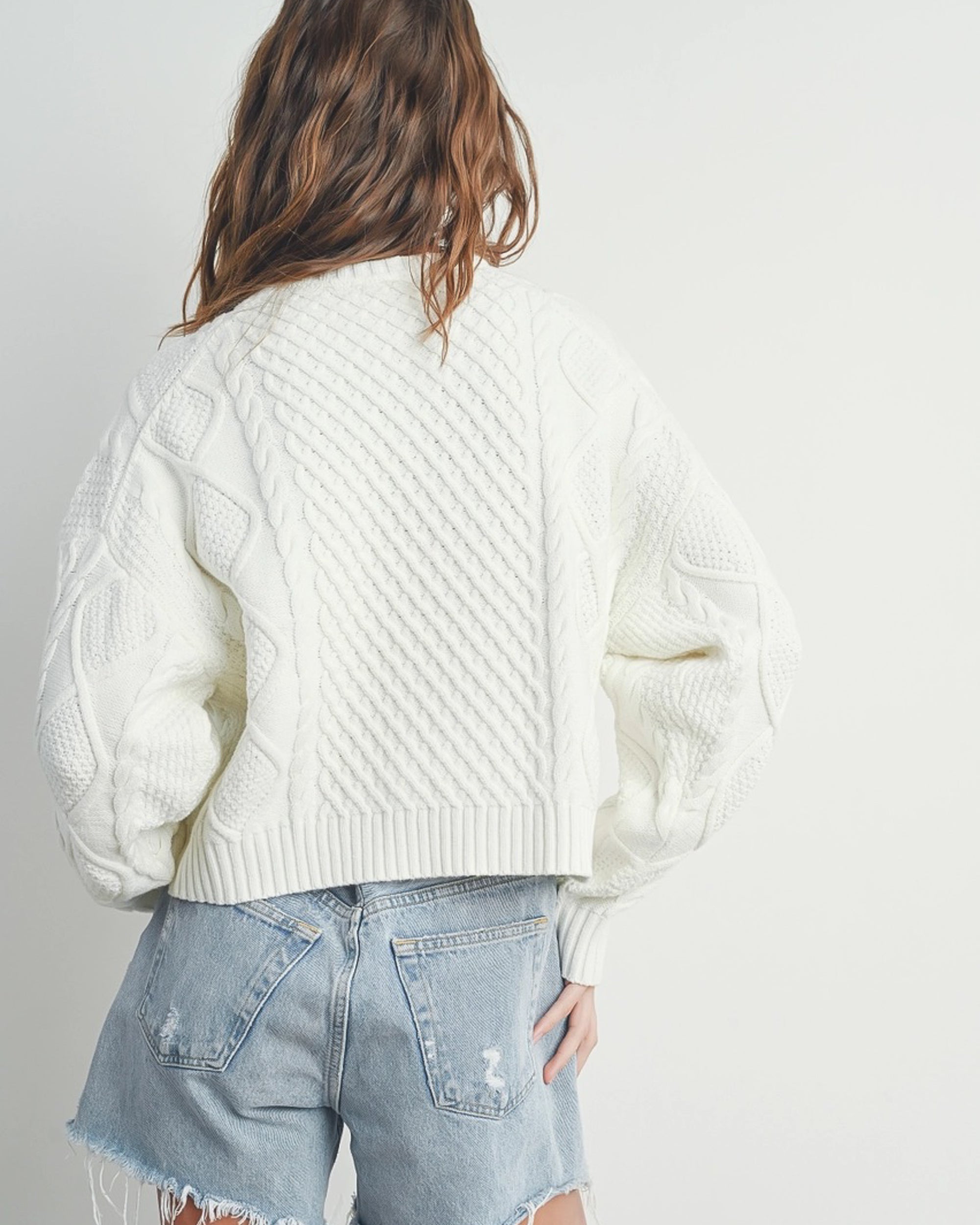 Pure Comfort Cable Knit Sweater