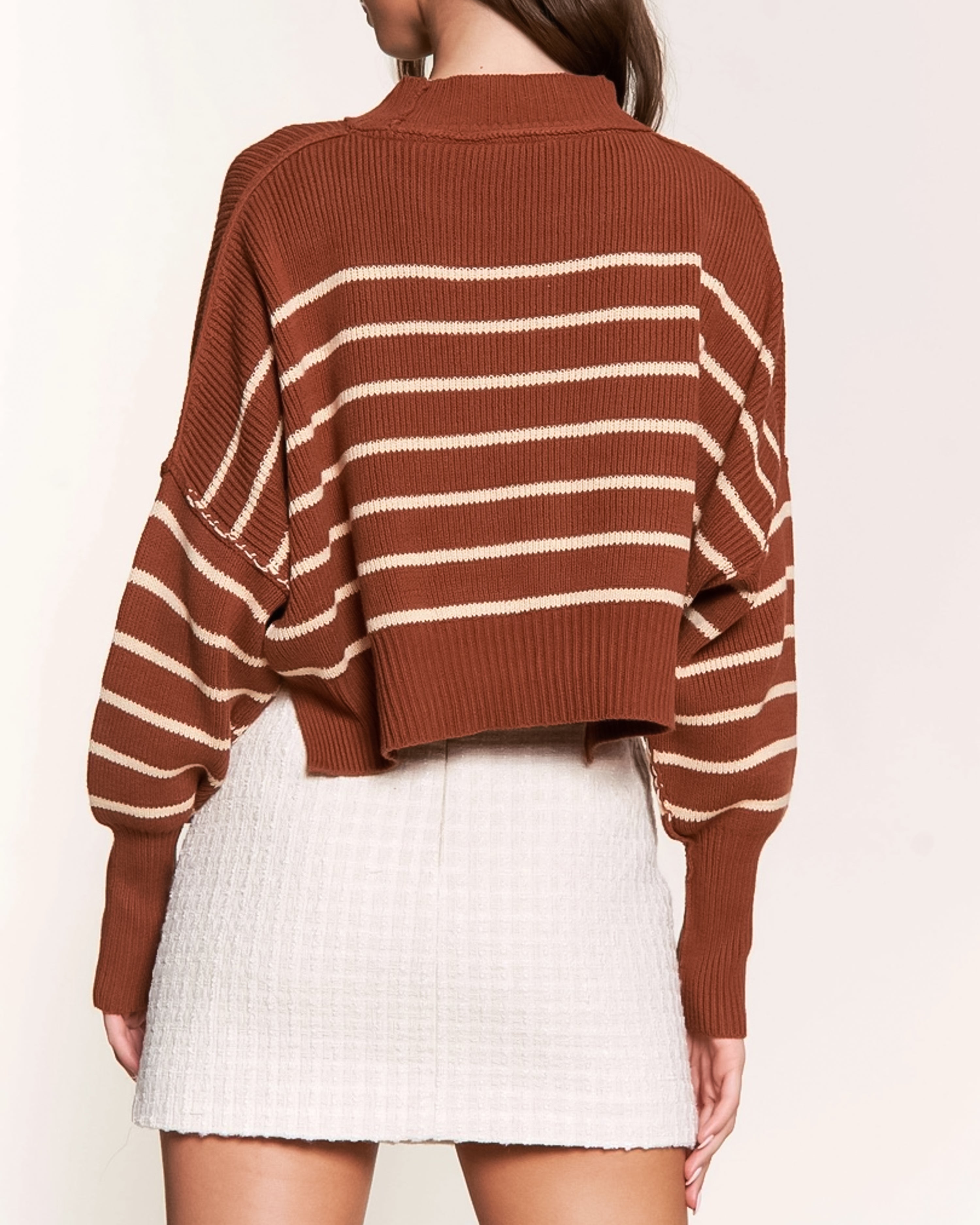 Forever Favorite Striped Sweater | Camel