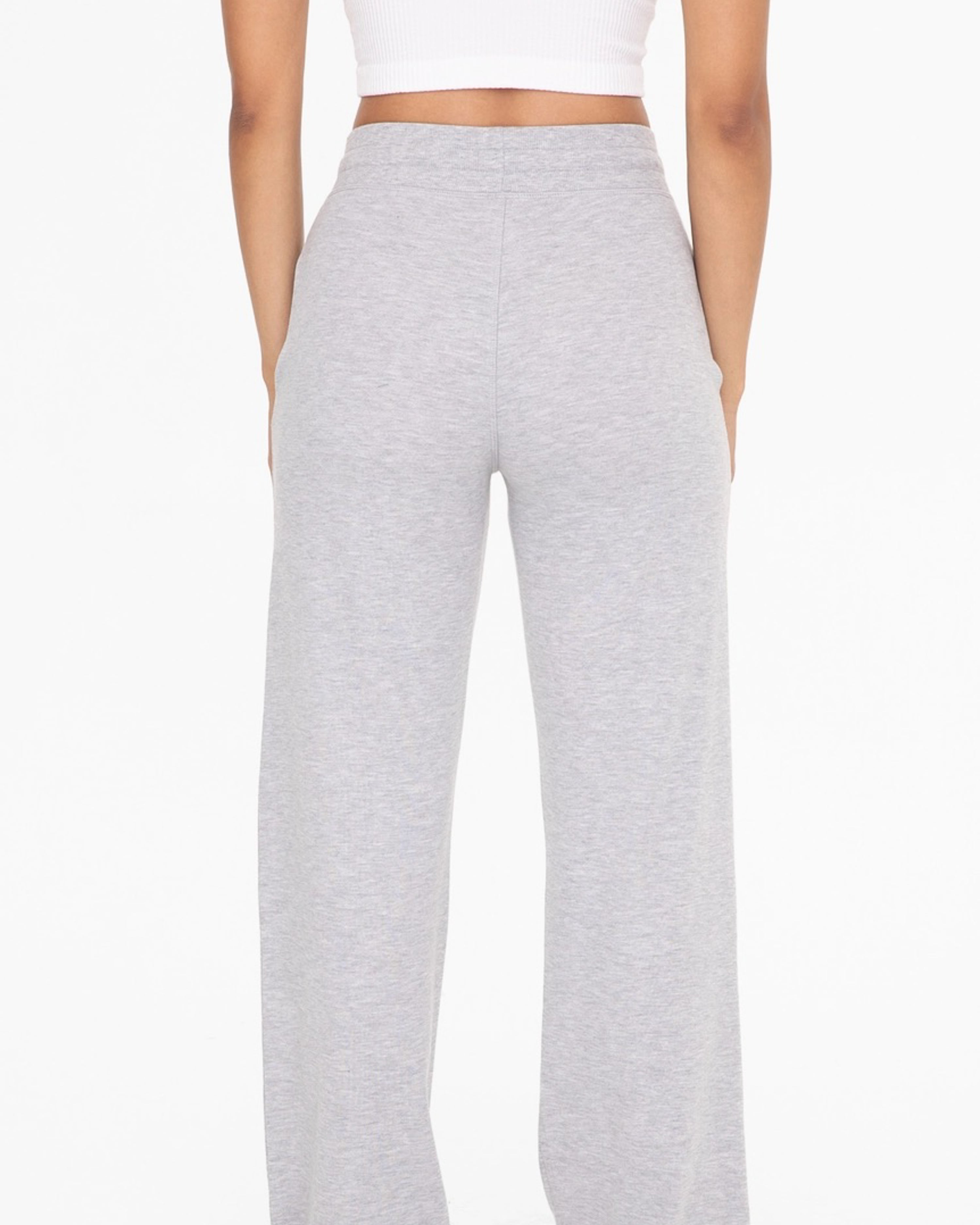 Feel-Good Wide Leg Sweatpants | Grey