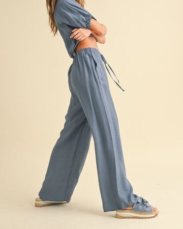 Daydream Drawstring Pants | Ocean Blue