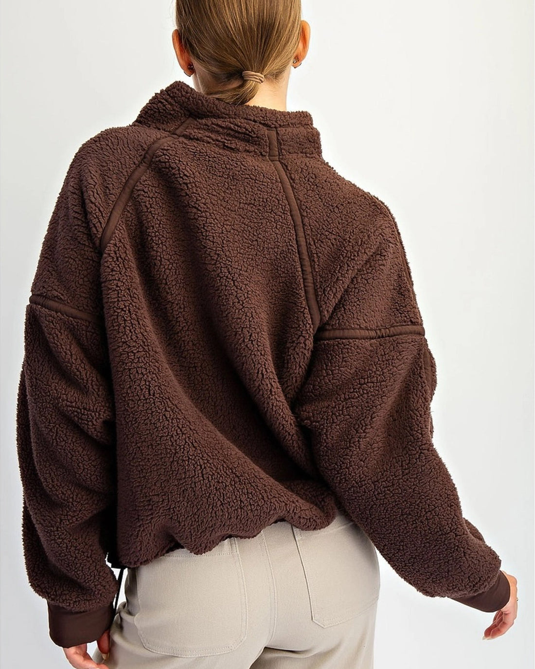 Daybreak Fleece Pullover | Chocolate