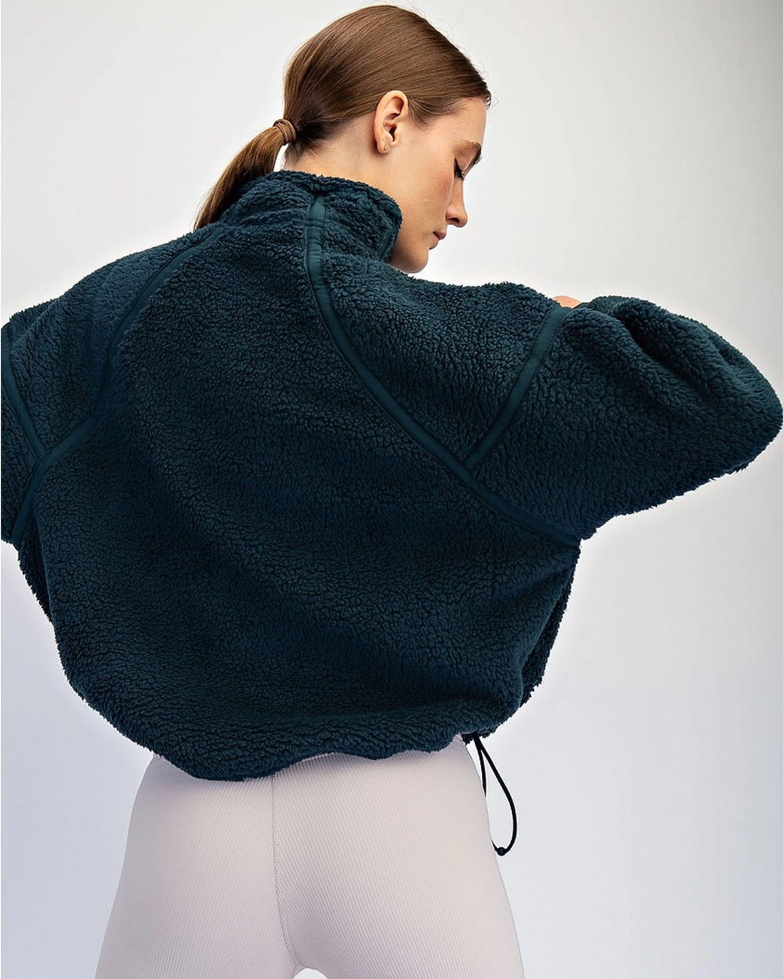 Daybreak Fleece Pullover | Sea Green