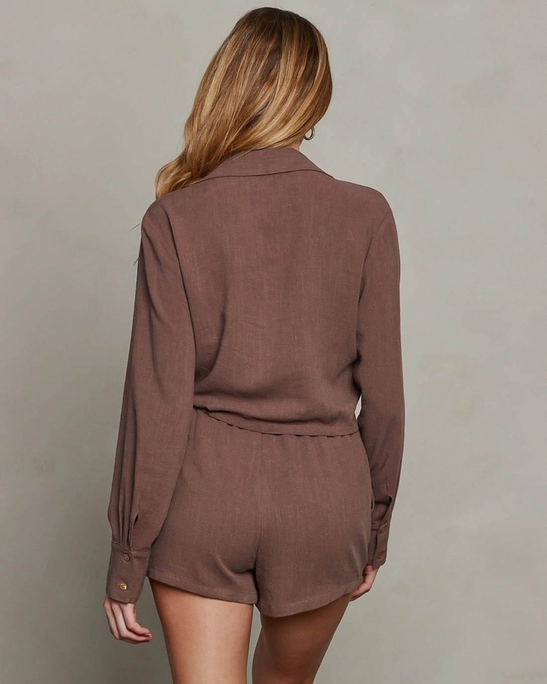 Laid Back Linen Shorts | Brown