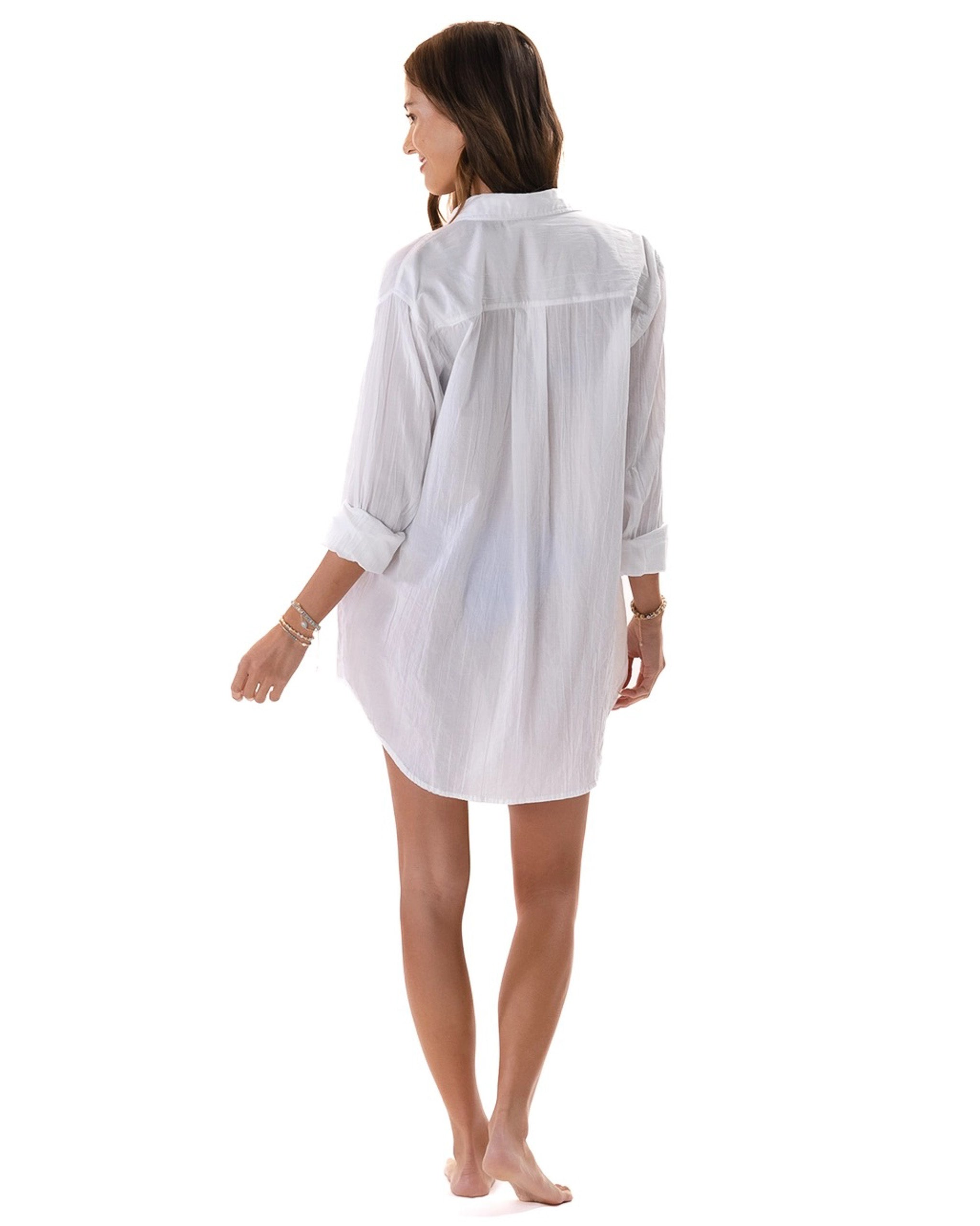 The Sunday Button Up | White