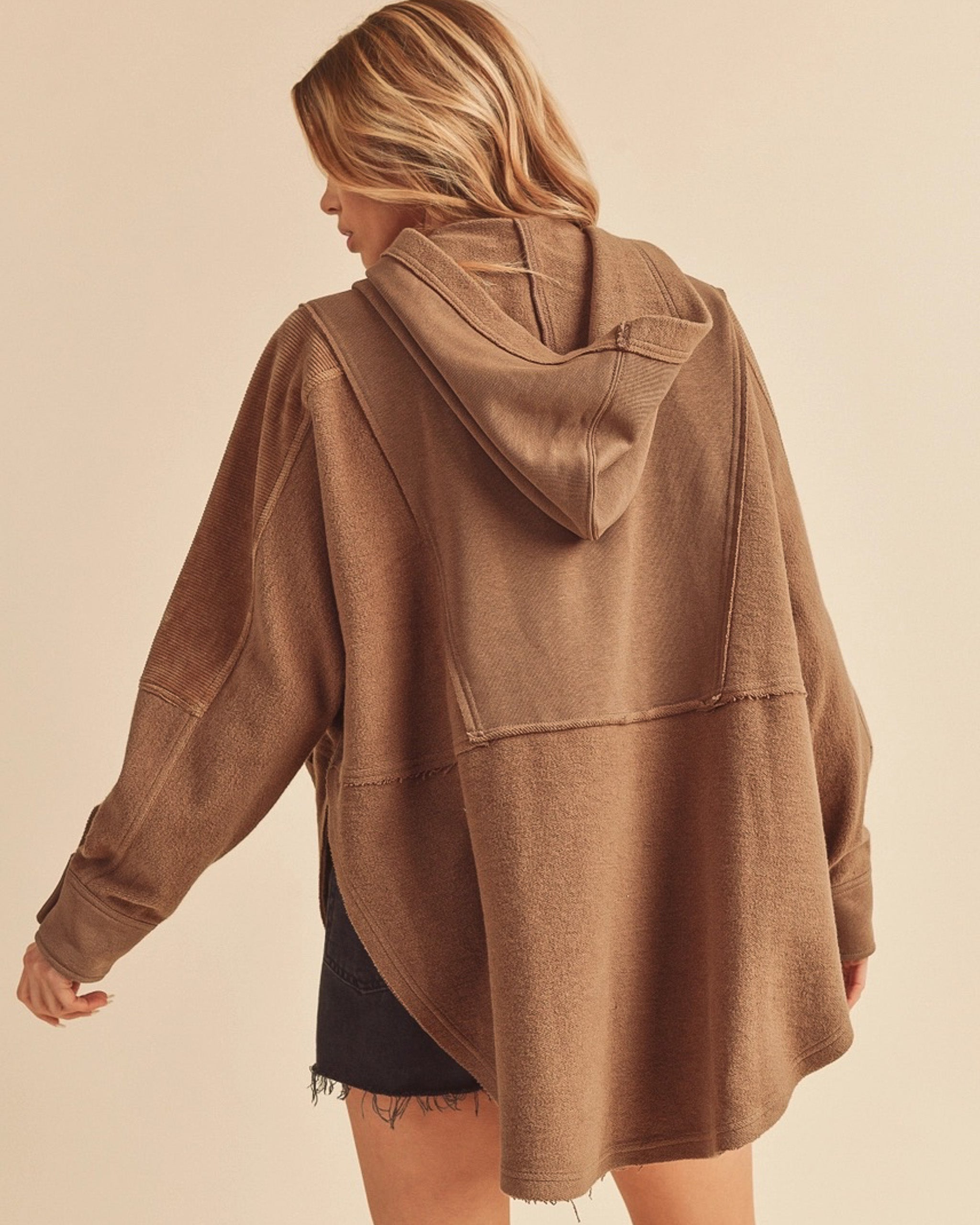 Day Off Oversized Hoodie | Chocolate