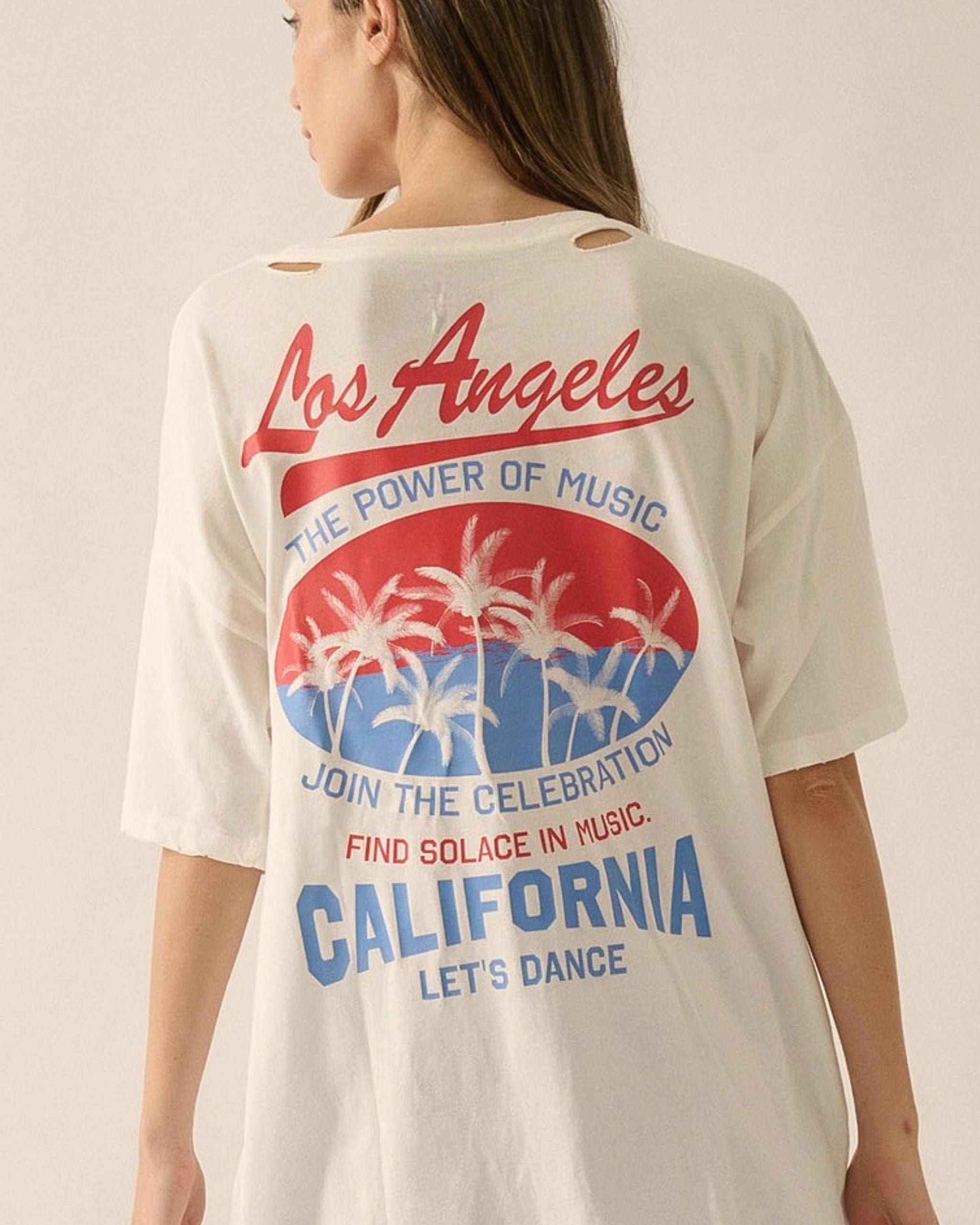 Cali Oversized Graphic Tee