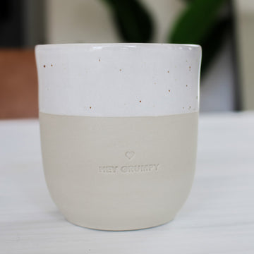 "Hey Grumpy" Stoneware Mug