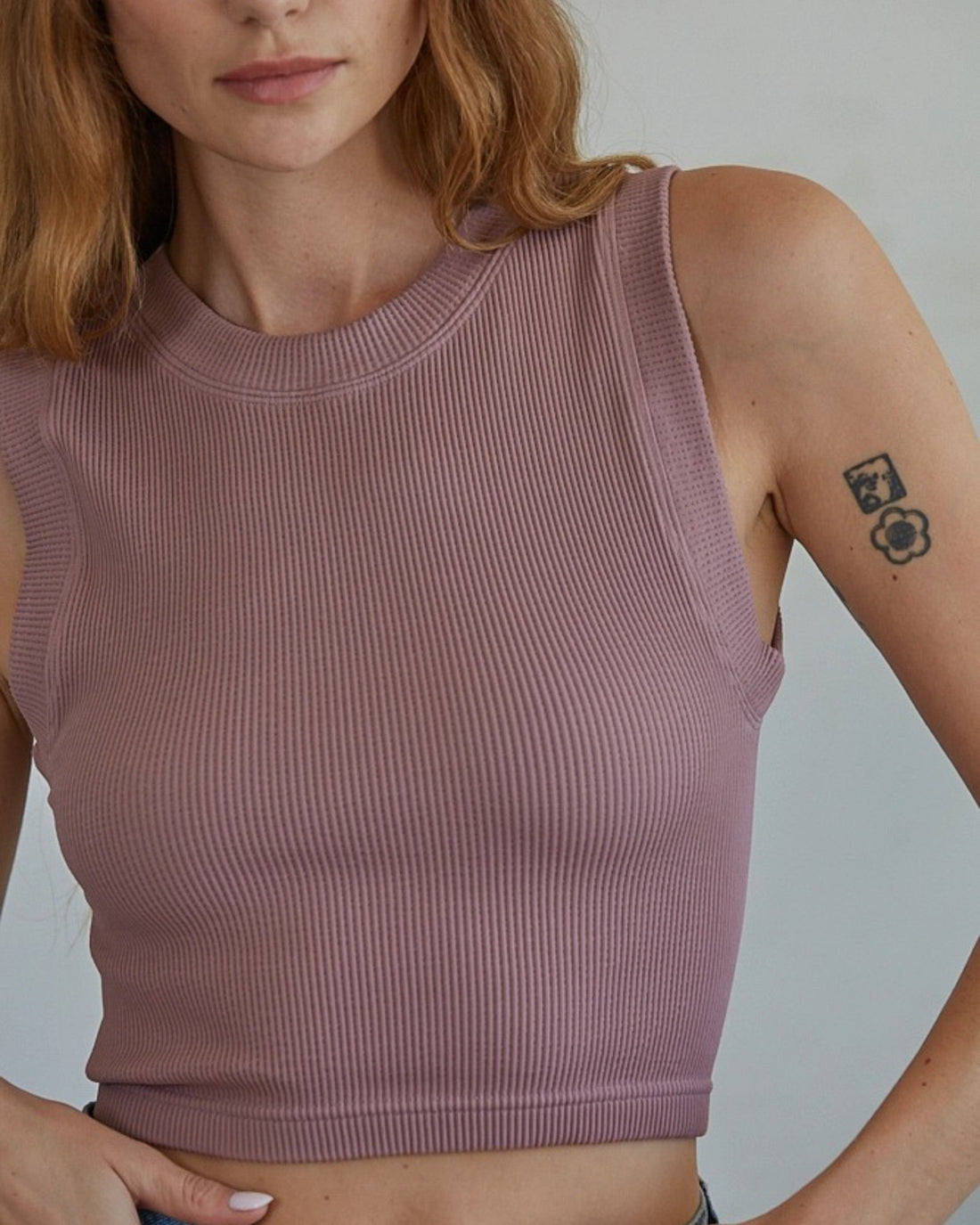 Barely There Seamless Tank | Dusty Lilac
