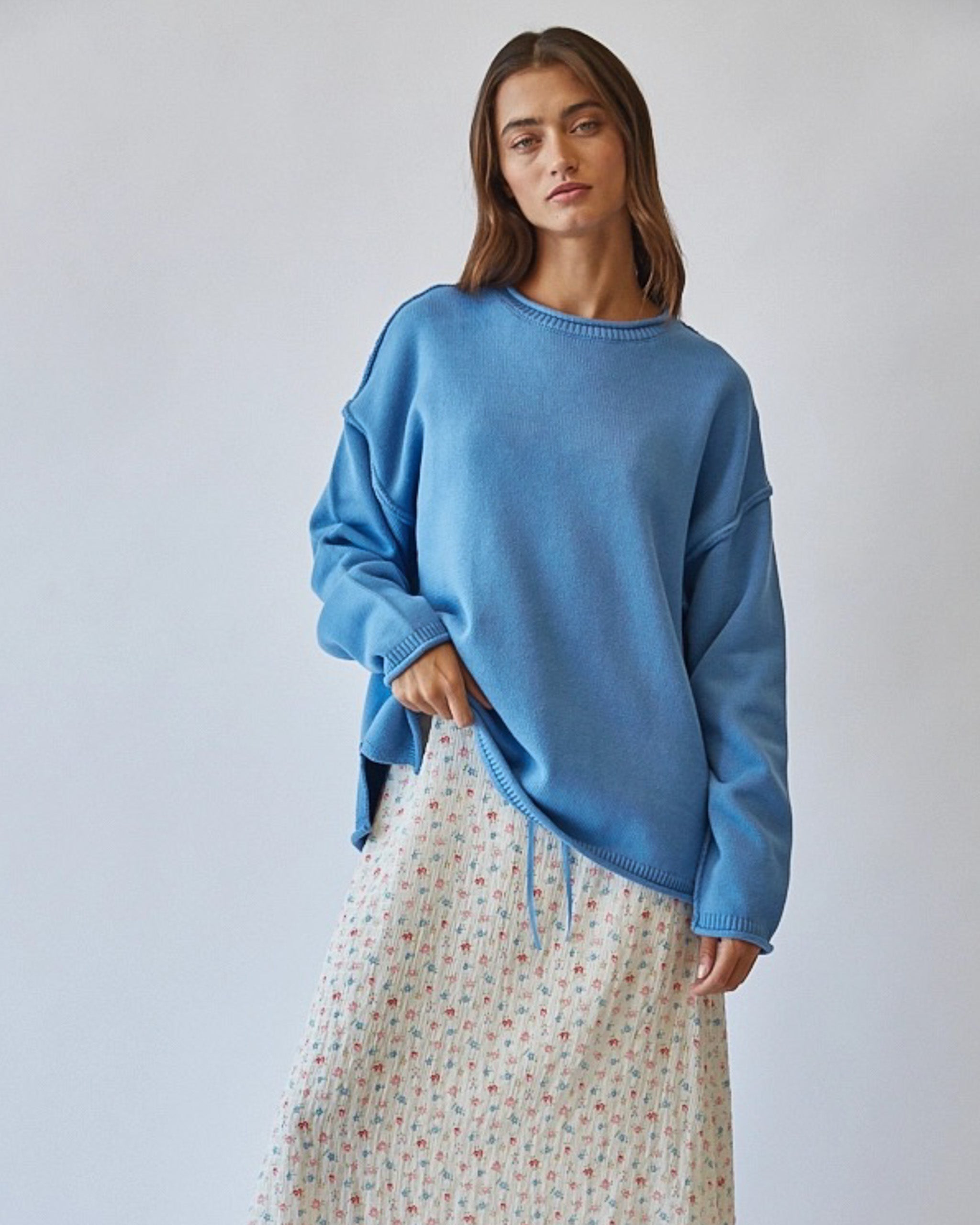 Stay Awhile Oversized Sweater