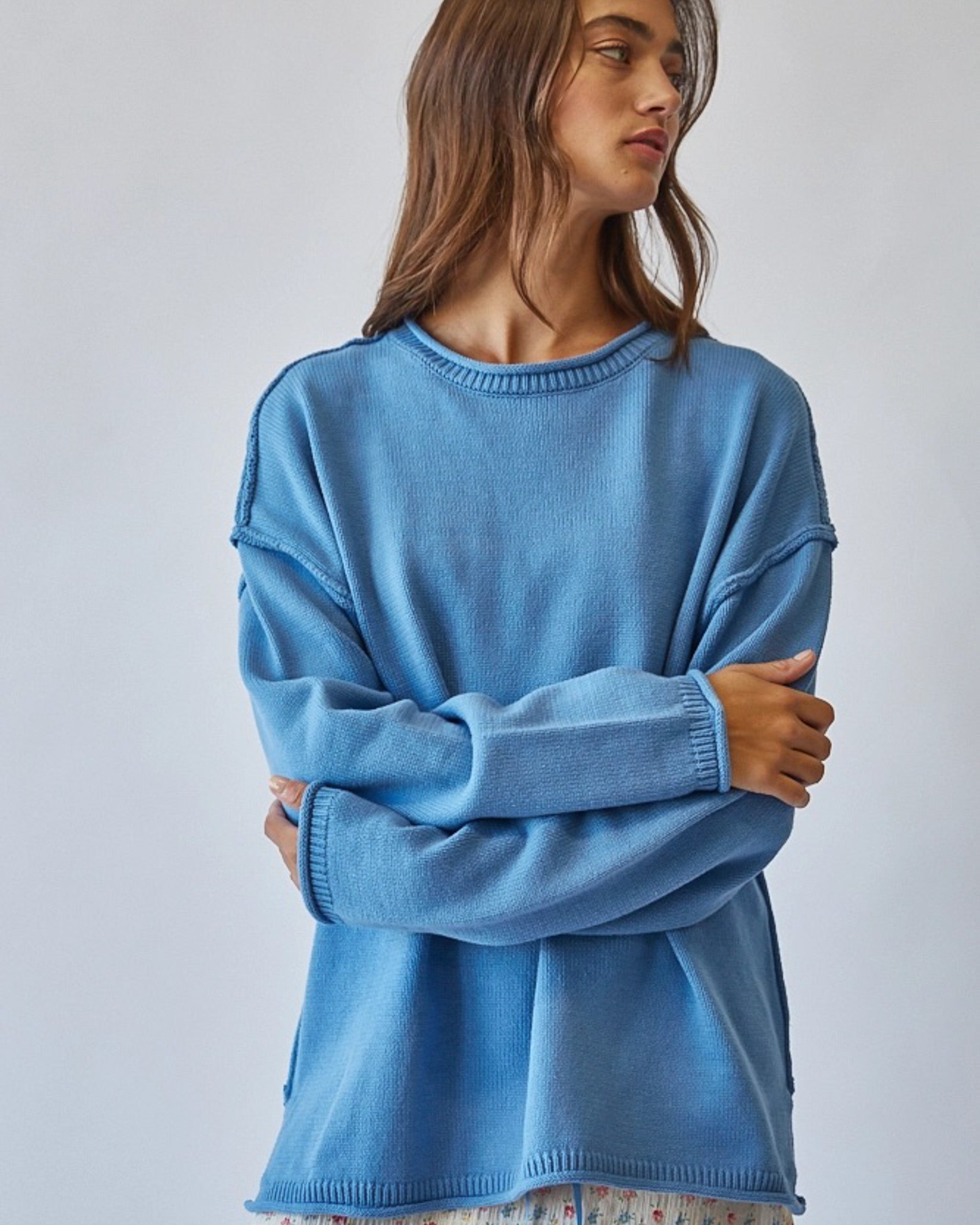 Stay Awhile Oversized Sweater