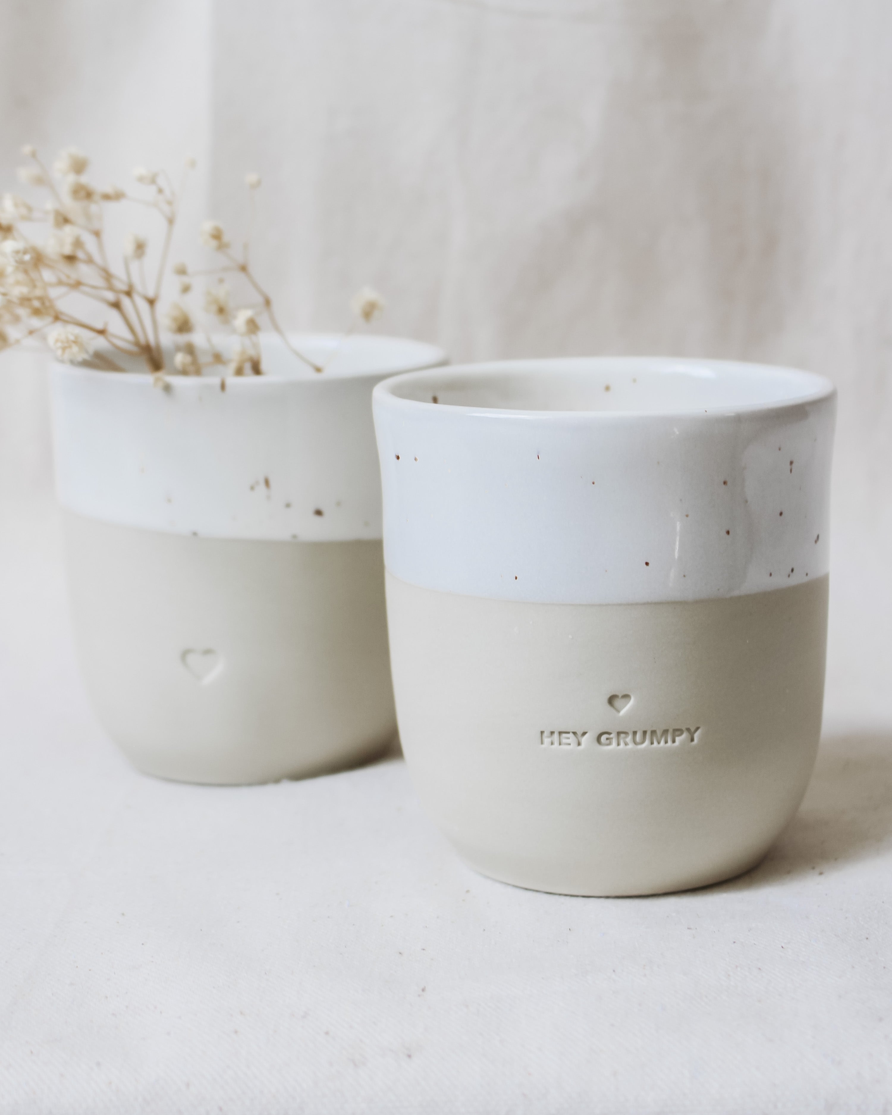 "Hey Grumpy" Stoneware Mug