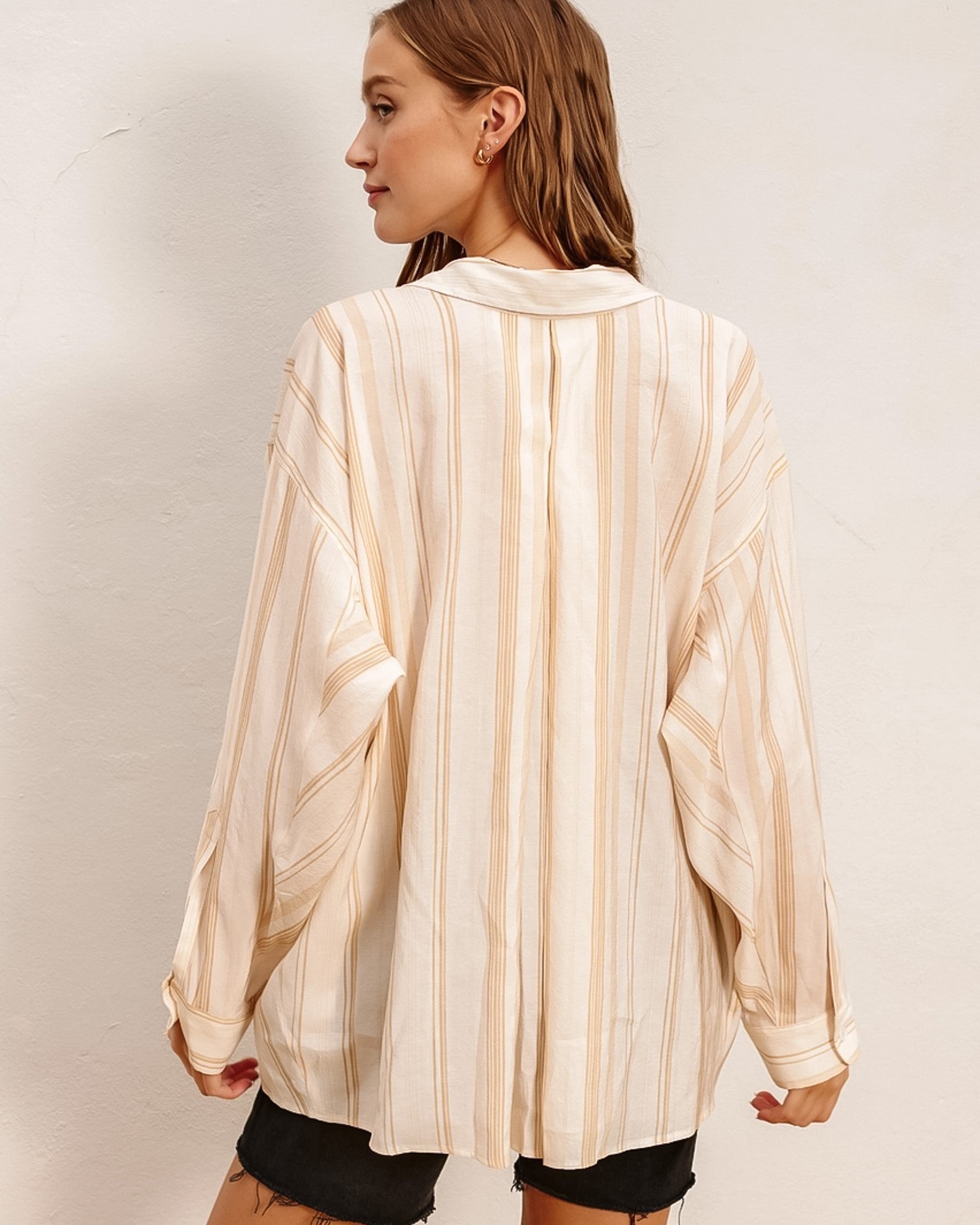 Striped Boyfriend Shirt