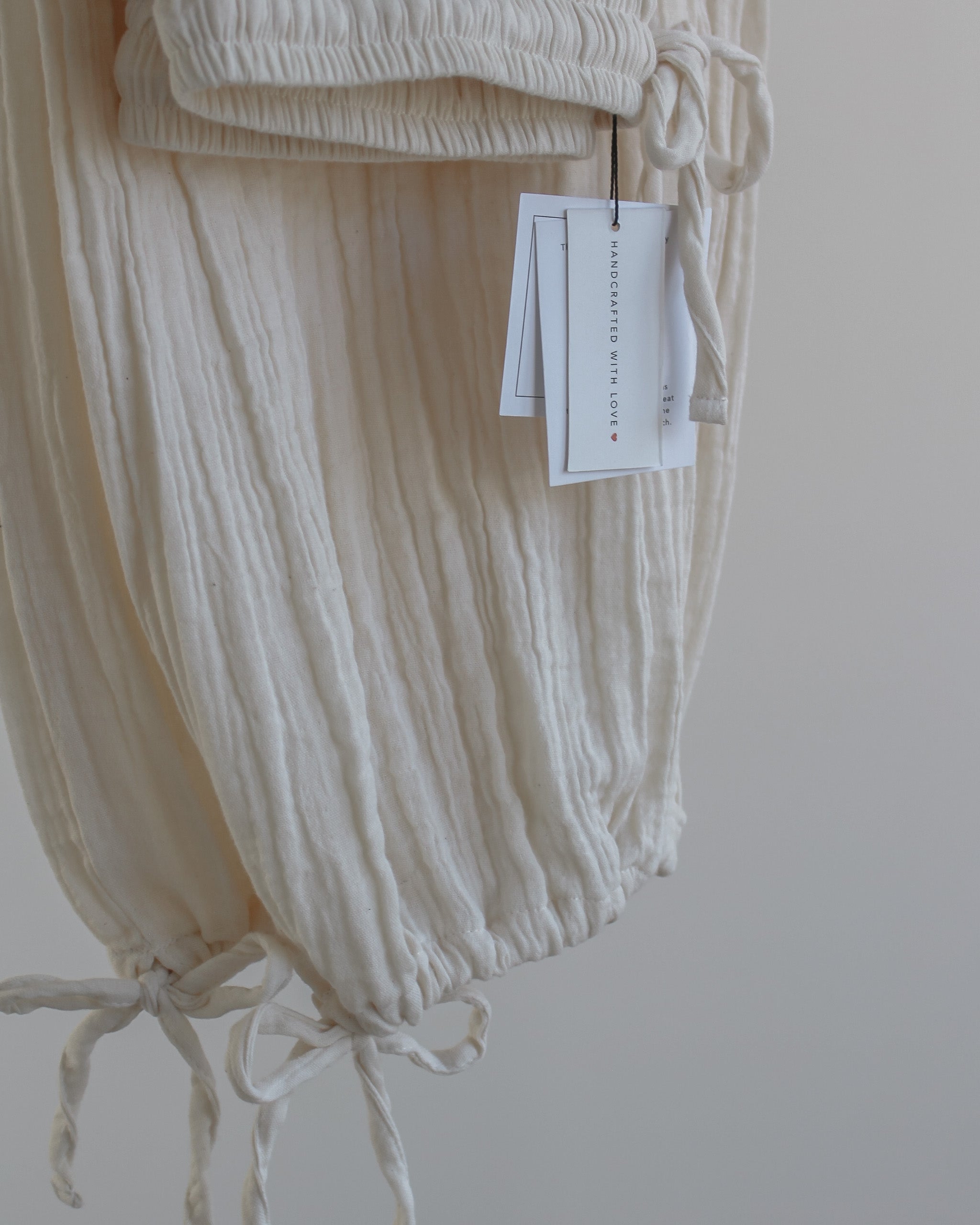 Cabana Cotton Jogger Pants | Cream