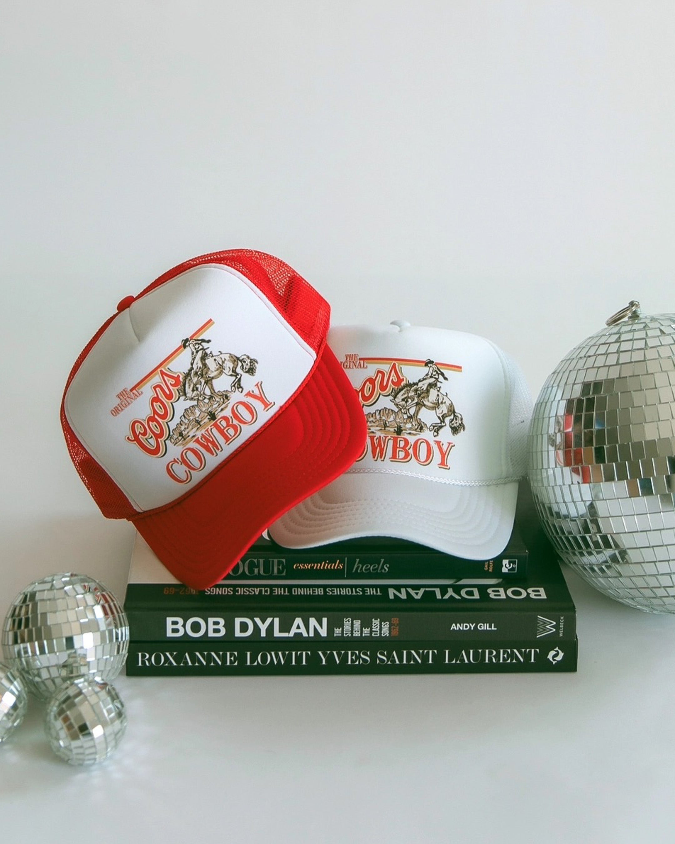Coors Cowboy Trucker Hat | Red & White