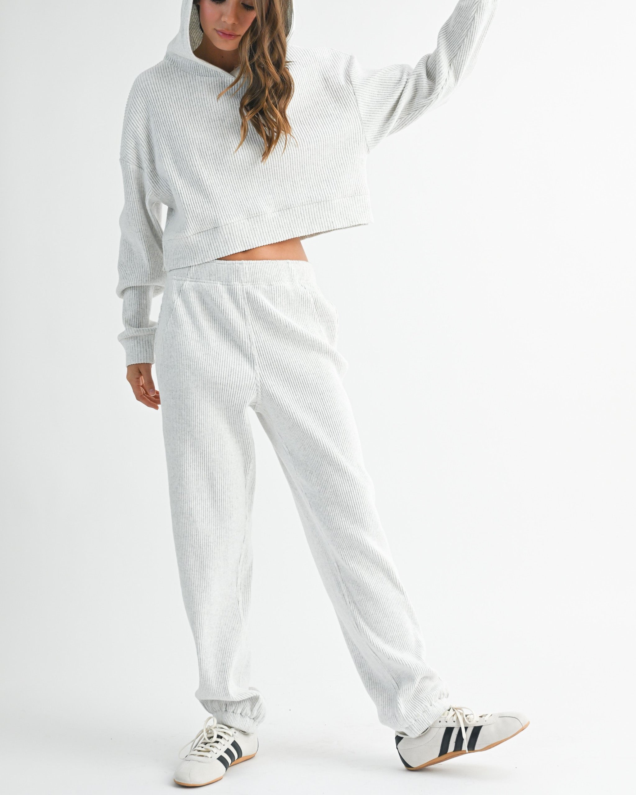 Daily Ritual Ribbed Sweatpants