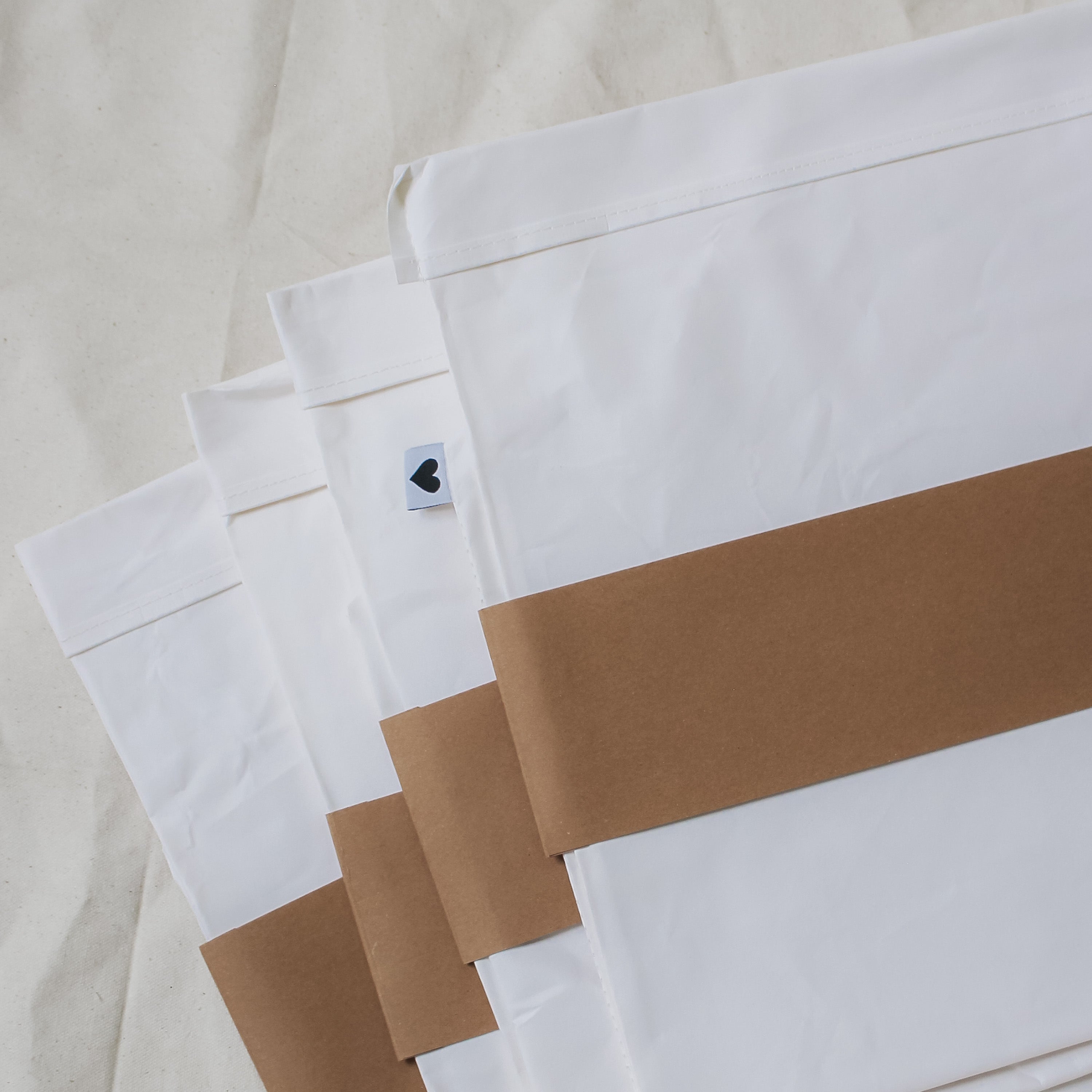 Large Washable Paper Bag | White