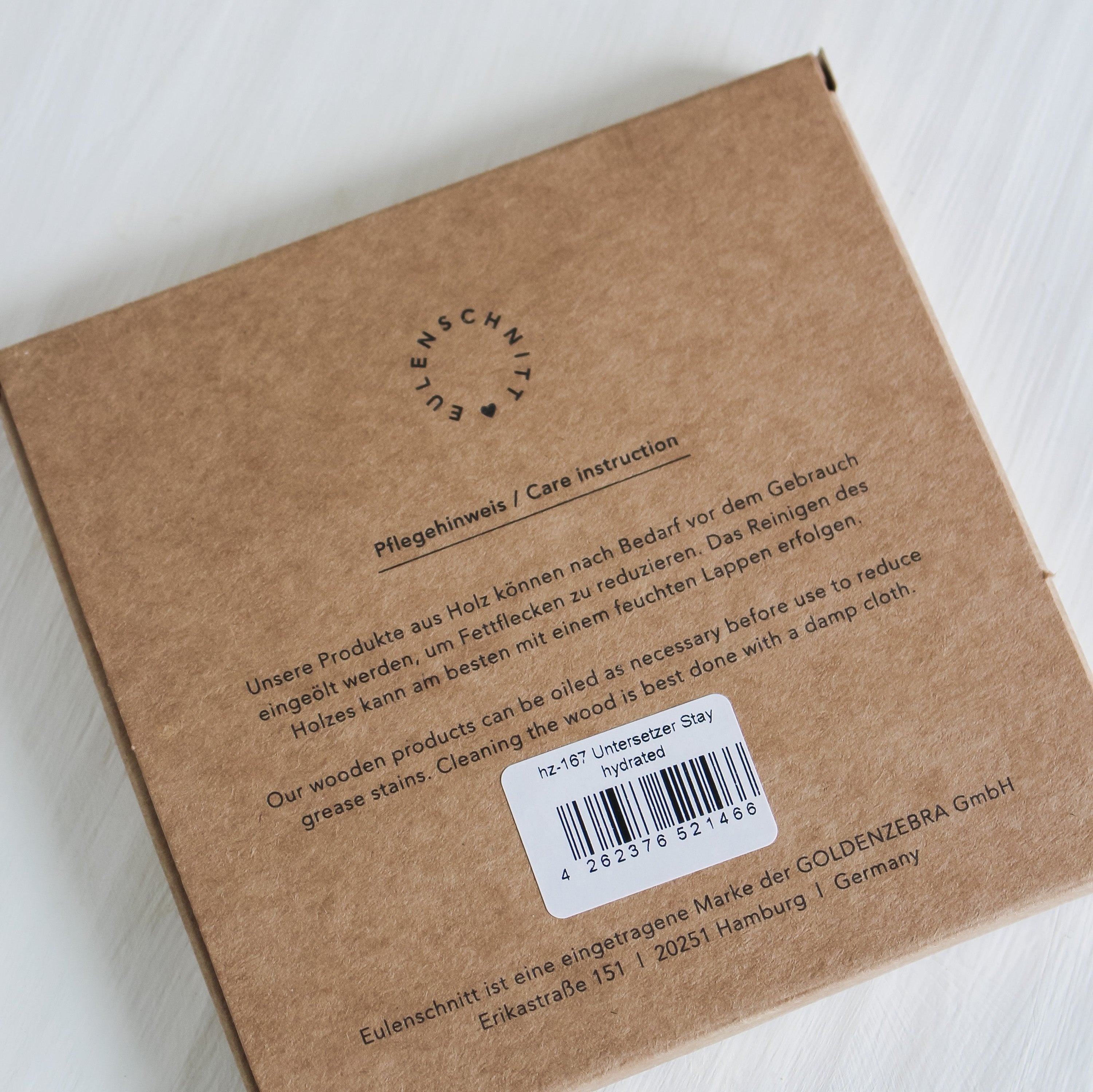 "Stay Hydrated" Wooden Coaster