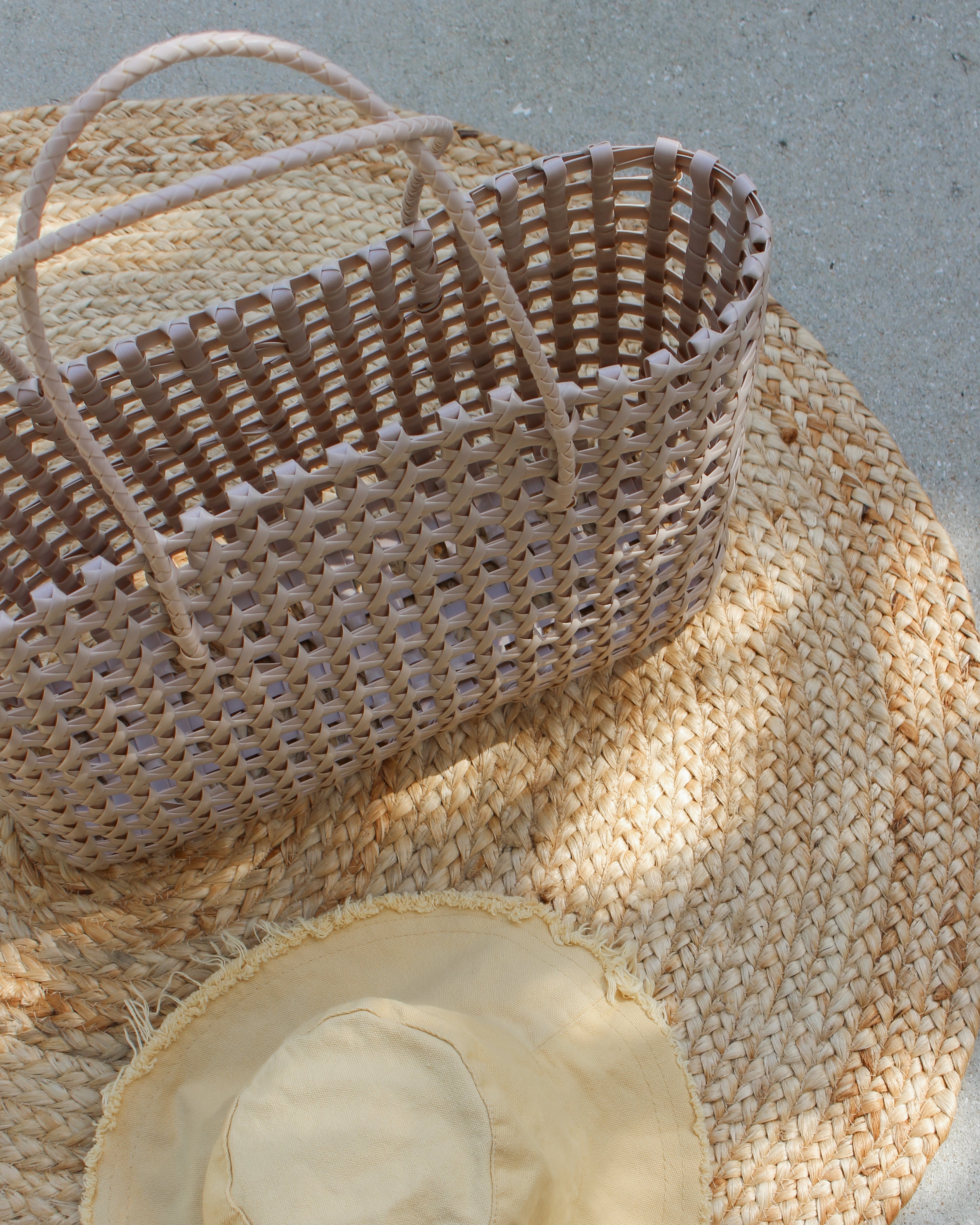 Woven Plastic Tote Bag