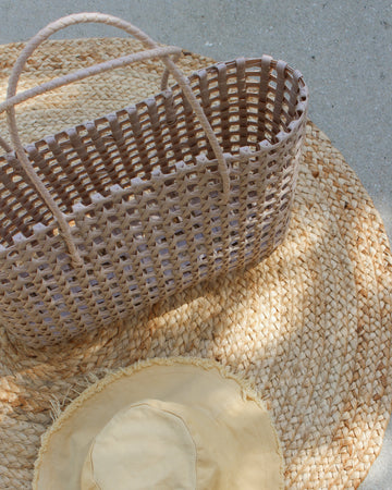 Woven Plastic Tote Bag