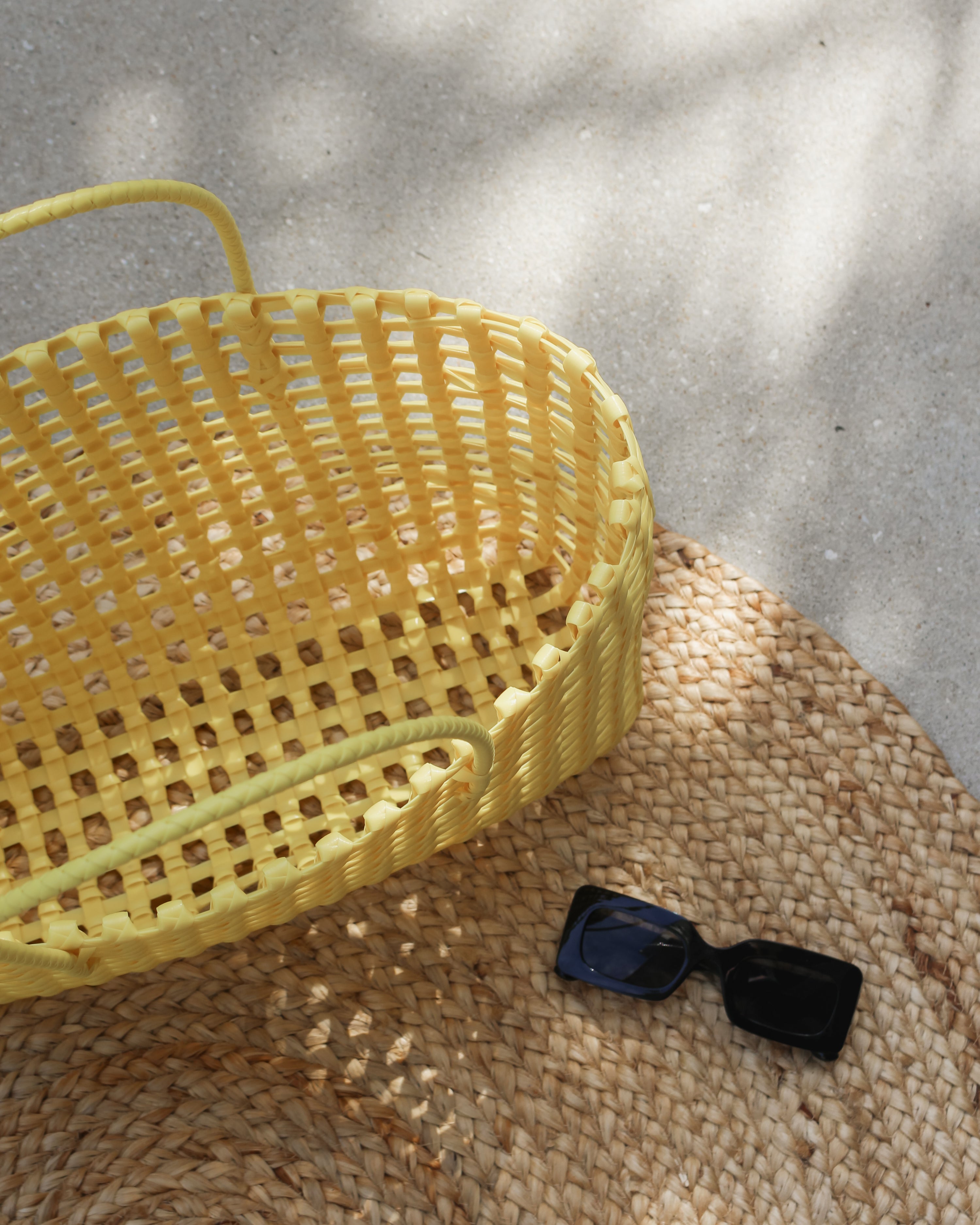 Woven Plastic Tote Bag